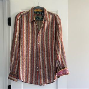 Robert Graham 100% silk shirt